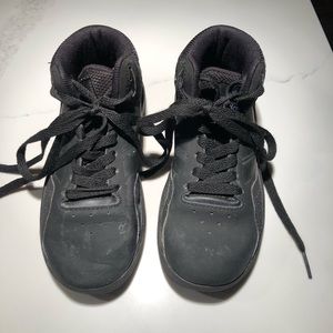 Black adidas cloudfoam sneakers-kids size 12